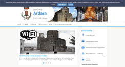 Desktop Screenshot of comune.ardara.ss.it